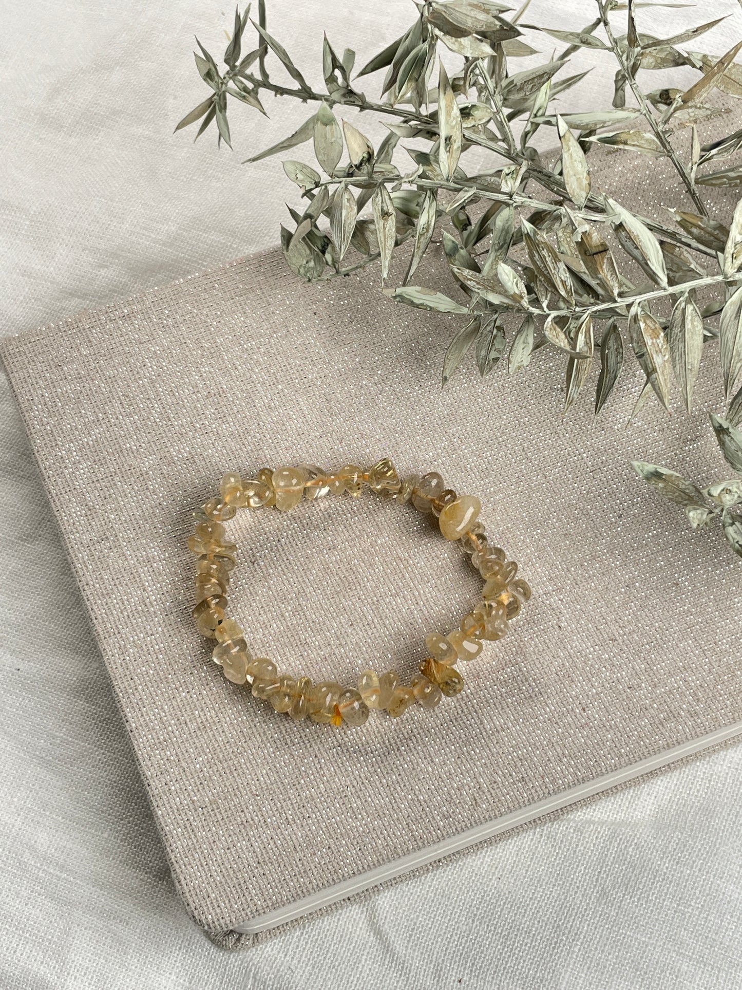 Rutilquarz Splitterarmband