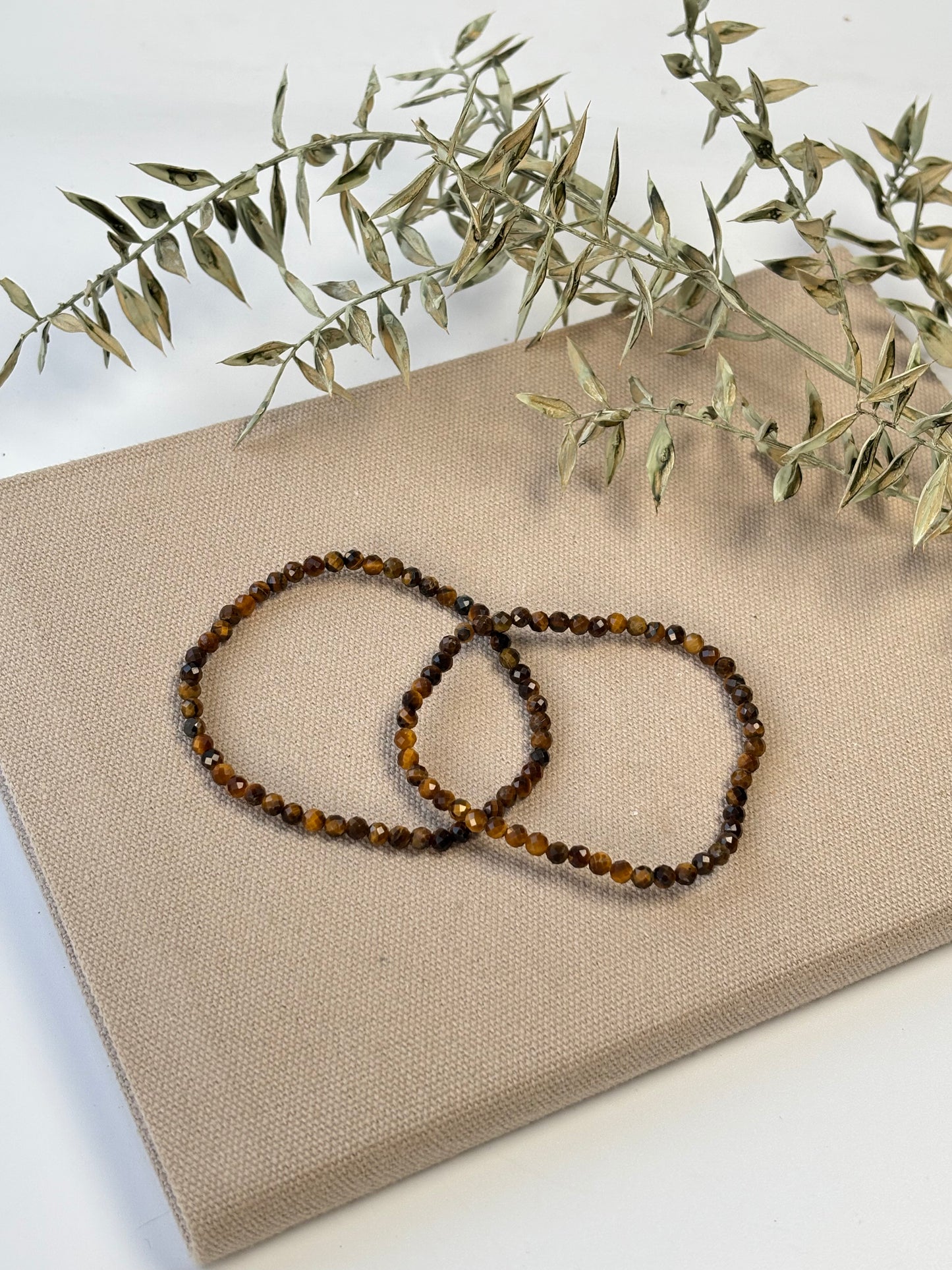 Tigerauge Armband facettiert
