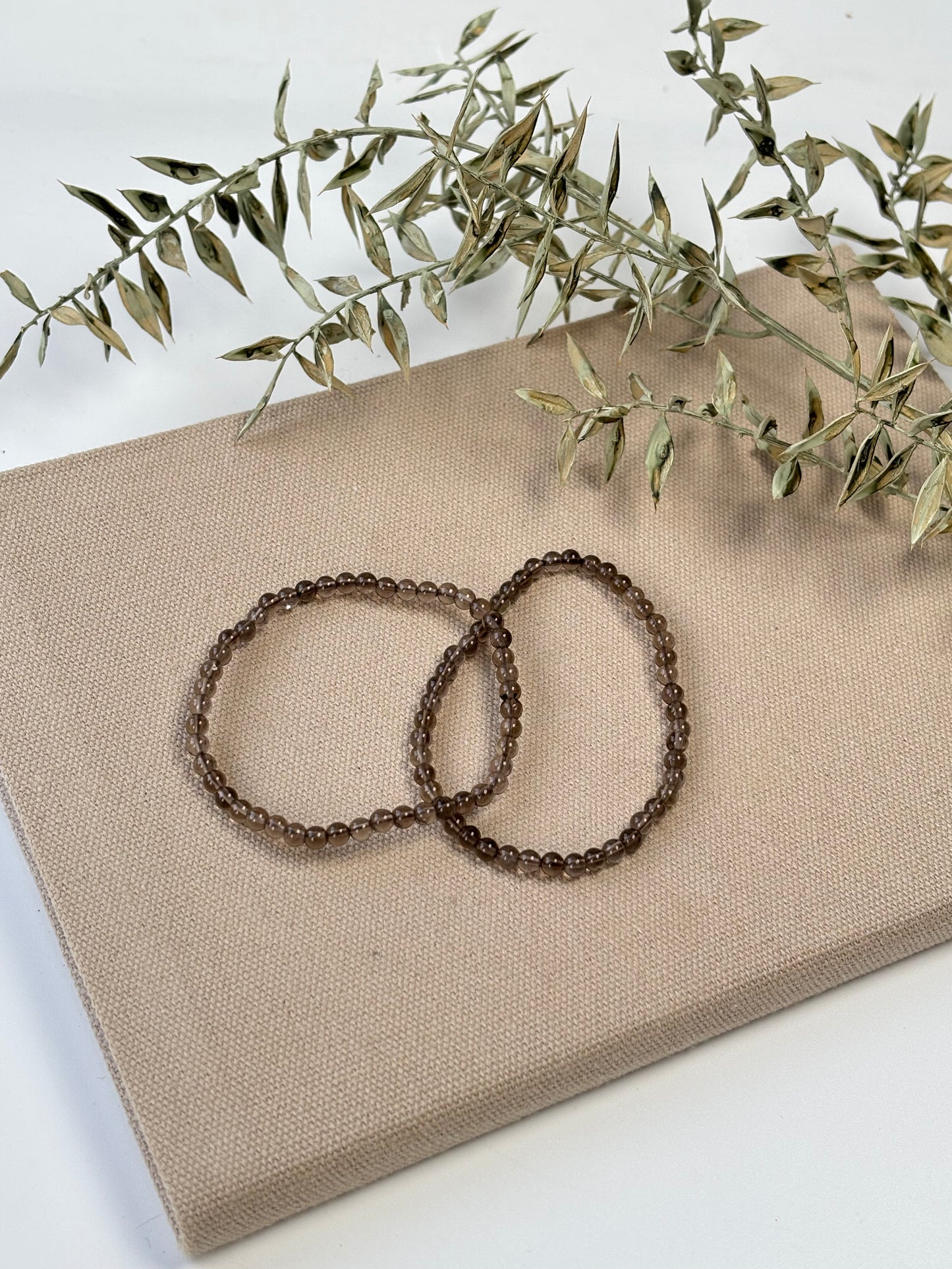 Rauchquarz Armband 4mm